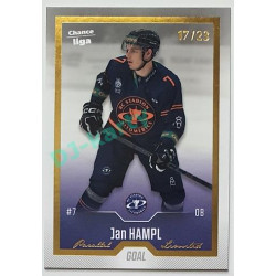 2022/23 Goal Cards Chance Liga 1. série #061 Jan Hampl Gold 17/23