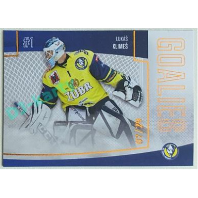 2022/23 Goal Cards Chance Liga 2. série #G-29 Lukáš Klimeš Goalies Parallel xx/29