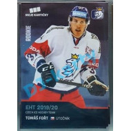 2020 MK reprezentace Tomáš Fořt RC EHT #3 Blue Promo