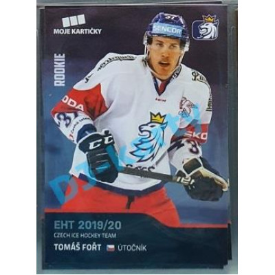 2020 MK reprezentace Tomáš Fořt RC EHT #3 Blue Promo