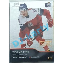 2020 MK reprezentace Petr Zámorský #54 3/5 Gold Czech Expo