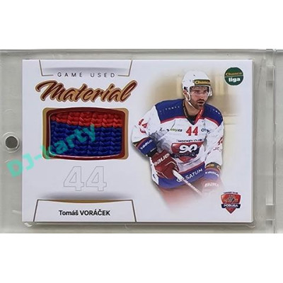 2023/24 Goal cards Chance Liga 1. série #GUM-10 Tomáš Voráček Game Used Material PROMO /2