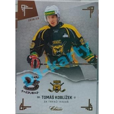 2019/20 OFS Chance liga Tomáš Koblížek #299 x/6 Expo Pard.