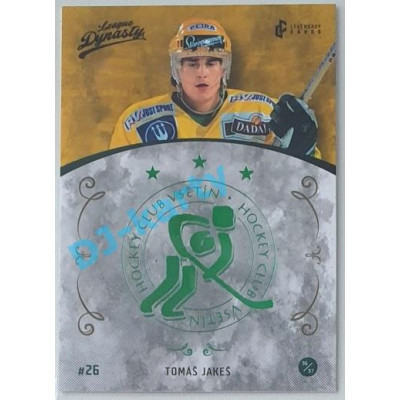 2021 Legendary Cards League Dynasty Vsetín Tomáš Jakeš #74