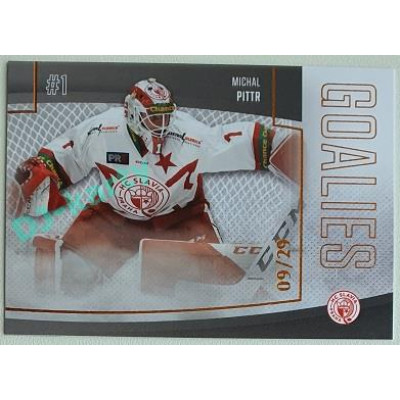2022/23 Goal Cards Chance Liga 2. série #G-30 Michal Pittr Goalies Parallel xx/29