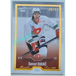 2022/23 Goal Cards Chance Liga Update #475 Daniel Bukač Gold xx/23