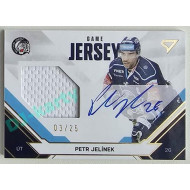 2021/22 Sportzoo TIPSPORT ELH 2. série #JS-PJ Petr Jelínek Game Jersey  Auto 03/25