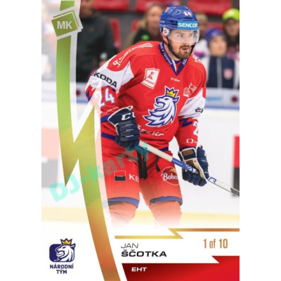 2023 MK reprezentace #085 Jan Ščotka Gold 1of10