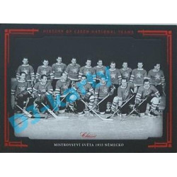 2020 OFS SSČH Mistrovství světa 1955 Německo #HCNT-18 06/30 History of Czech National Teams Red