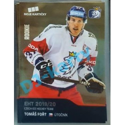 2020 MK reprezentace Tomáš Fořt RC EHT #3 Gold Promo