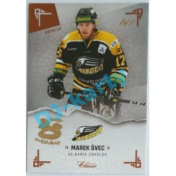 2019/20 OFS Chance liga Marek Švec #312 1/1 Leather paralel Expo Pard.