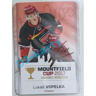 2017 OFS Mountfield Cup Lukáš Vopelka #21 2/10 Autograph Die Cut