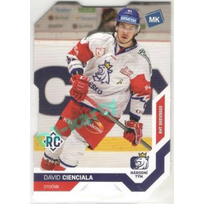 2021/22 MK reprezentace #020 David Cienciala RC EHT Die Cut 22/25