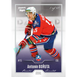 2022/23 Goal Cards Chance Liga 1. série #075 Antonín Bořuta Silver 1 of 60
