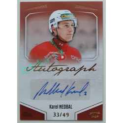 2022/23 Goal Cards Chance Liga 1. série #A-63 Karel Nedbal Autograph 33/49