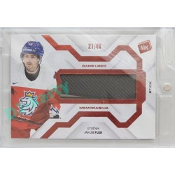 2021/22 MK reprezentace #GUM-2 Jakub Flek Game Used Memorabilia RED 21/40