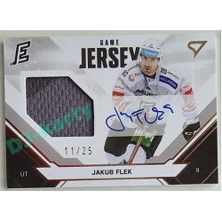 2021/22 Sportzoo TIPSPORT ELH 2. série #JS-JF Jakub Flek Game Jersey Auto 11/25
