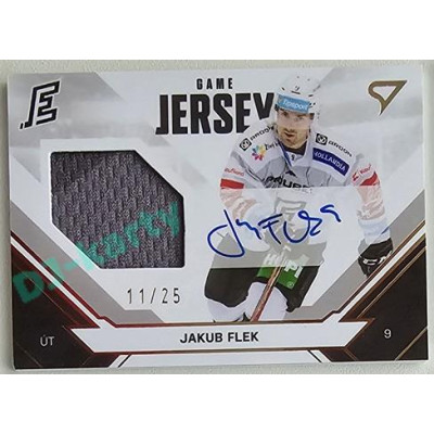 2021/22 Sportzoo TIPSPORT ELH 2. série #JS-JF Jakub Flek Game Jersey Auto 11/25