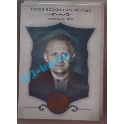2020 OFS Síň slávy českého hokeje Zdeněk Andršt #SSCH-017 First Day of Issue Rainbow