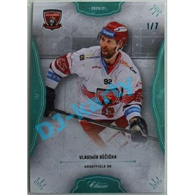 2020/21 OFS 2. série Vladimír Růžička #228 1/7 Blue Aquadropp