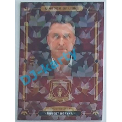 2021 OFS Kingdom of Lions Robert Horyna #B31 5/6 Cracked Ice