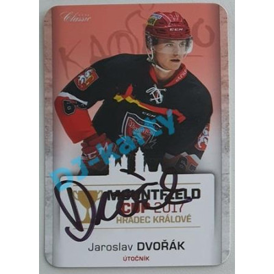 2017 OFS Mountfield Cup Jaroslav Dvořák #22 2/10 Autograph Die Cut