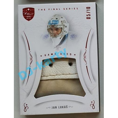 2021/22 OFS The Final Series Jan Lukáš #MEM-JS 05/10 Game Used Red