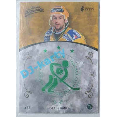 2021 Legendary Cards League Dynasty Vsetín Josef Beránek #76