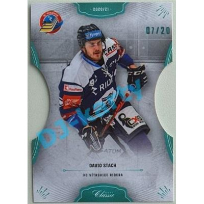 2020/21 OFS 2. série David Stach #344 07/20 Blue Cut