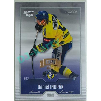 2022/23 Goal Cards Chance Liga 1. série #094 Daniel Indrák Expo Pard. Silver 1 of 3