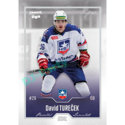 2022/23 Goal Cards Chance Liga 1. série #076 David Tureček Silver 1 of 60
