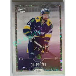 2022/23 Goal Cards Chance Liga 1. série #179 Jiří Průžek Rainbow 1/1