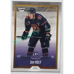 2022/23 Goal Cards Chance Liga 1. série #064 Jan Holý Gold 04/23