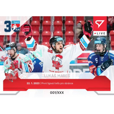 2022/23 Sportzoo ELH LIVE #L-077 Lukáš Mareš xx/26