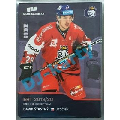 2020 MK reprezentace David Šťastný RC EHT #38 Blue Promo