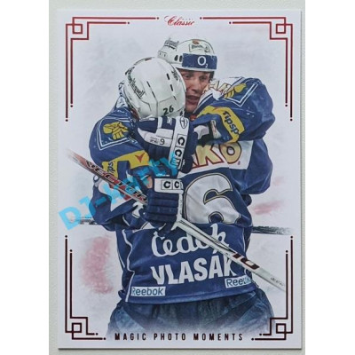 2021/22 OFS The Final Series Tomáš Vlasák a Martin Straka #MPM-041 35/45 Magic Photo Moments Red