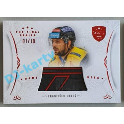 2021/22 OFS The Final Series František Lukeš #STI-LUF 01/10 Game Used Stick Red