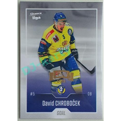 2022/23 Goal Cards Chance Liga 1. série #088 David Chroboček Expo Pardubice
