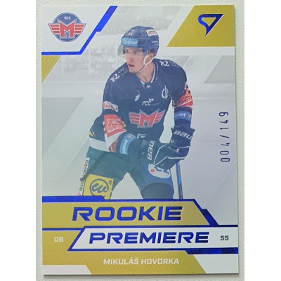 2022/23 Sportzoo ELH 1. série #RP-02 Mikuláš Hovorka Rookie Premiere Limited xxx/149