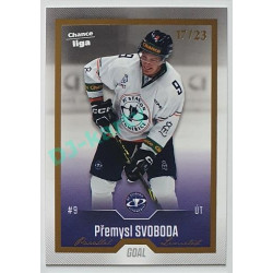 2022/23 Goal Cards Chance Liga 1. série #065 Přemysl Svoboda Gold 17/23