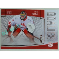 2022/23 Goal Cards Chance Liga 2. série #G-33 Patrik Švančara Goalies Parallel xx/29