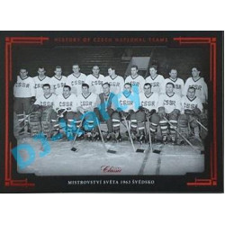 2020 OFS SSČH Mistrovství světa 1963 Švédsko #HCNT-21 04/30 History of Czech National Teams Red