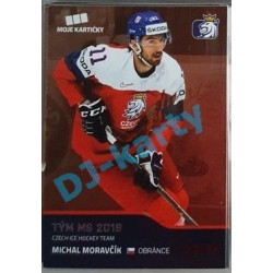 2020 MK reprezentace Michal Moravčík Tým MS 2019 #52 23/25 Red