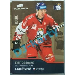 2020 MK reprezentace David Šťastný RC EHT #38 Gold Promo