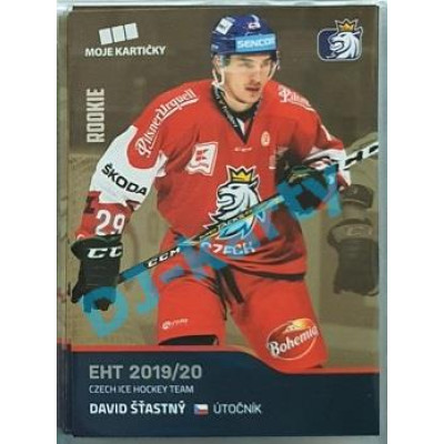 2020 MK reprezentace David Šťastný RC EHT #38 Gold Promo