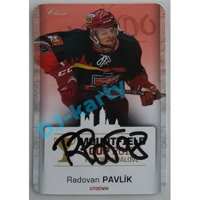 2017 OFS Mountfield Cup Radovan Pavlík #25 2/10 Autograph Die Cut