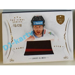 2021/22 OFS The Final Series Lukáš Klimek #STI-KLU 15/20 Game Used Stick Gold