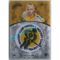 2021 Legendary Cards League Dynasty Vsetín Miroslav Barus #41 08/13 Logo Patch