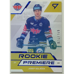 2022/23 Sportzoo ELH 1. série #RP-03 Josef Koláček Rookie Premiere Limited xxx/149