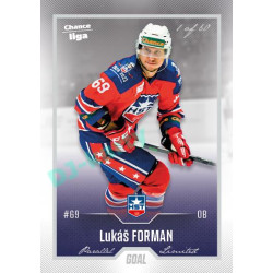 2022/23 Goal Cards Chance Liga 1. série #078 Lukáš Forman Silver 1 of 60